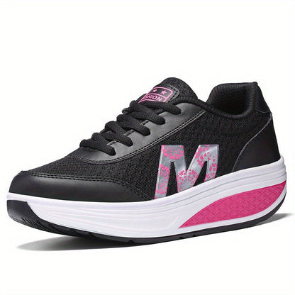 Women's Walking Shoes – Breathable Mesh Cushioned Comfort for Active Days – Black option – view 6