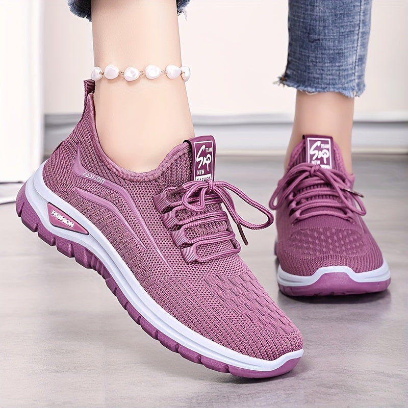Women's Walking Shoes – Breathable Mesh Cushioned Comfort for Everyday Wear – main product image