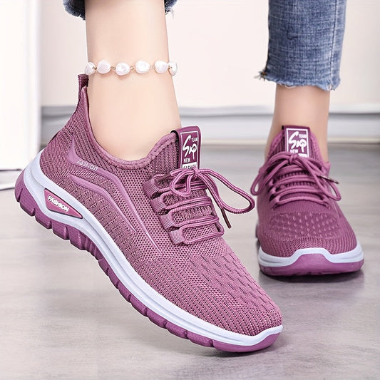 Women's Walking Shoes – Breathable Mesh Cushioned Comfort for Everyday Wear – main product image