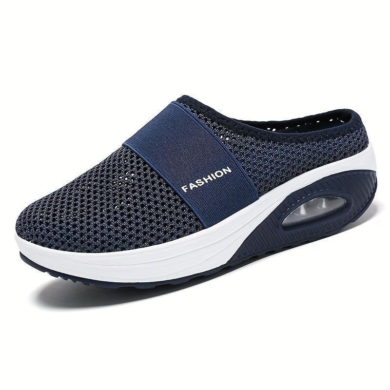 Women's Walking Shoes – Breathable Slip-On for Outdoor & – Blue option – view 3