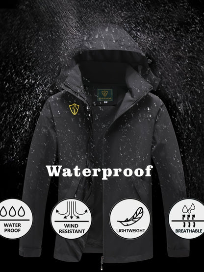 Women's Waterproof Zip-Up Jacket – Green option – view 4