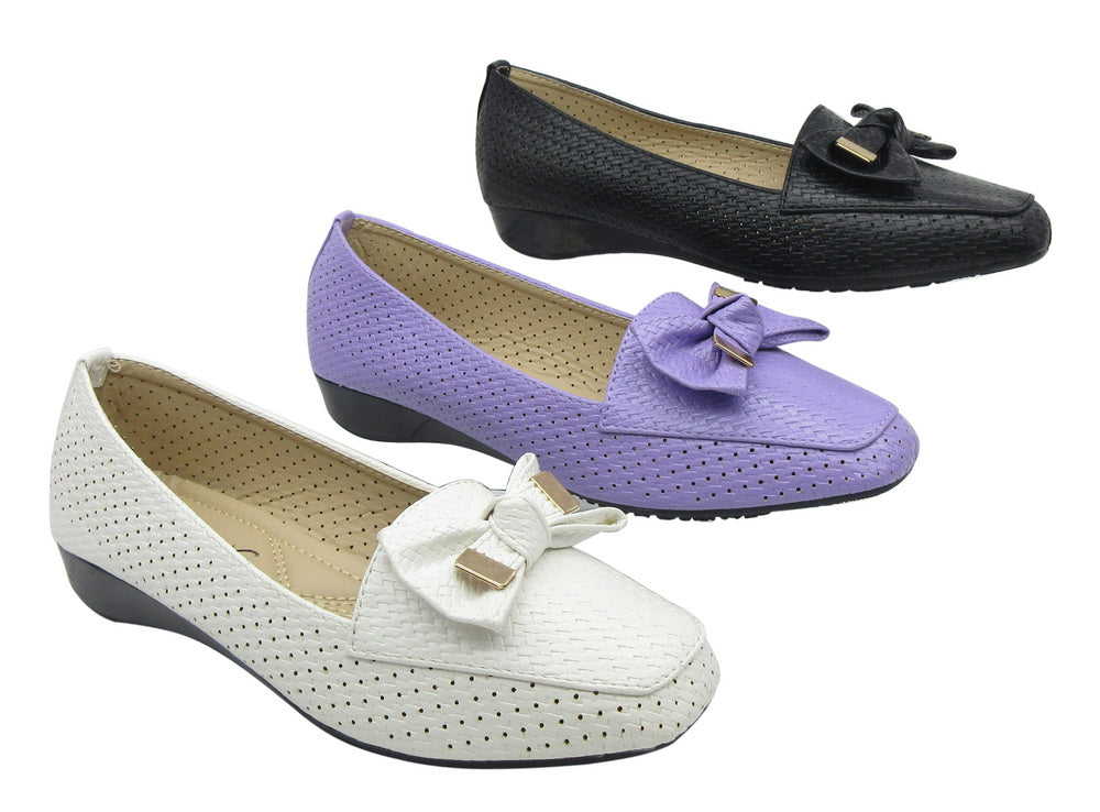 Women's Wedge Shoes - Slip-On Comfort – view 10