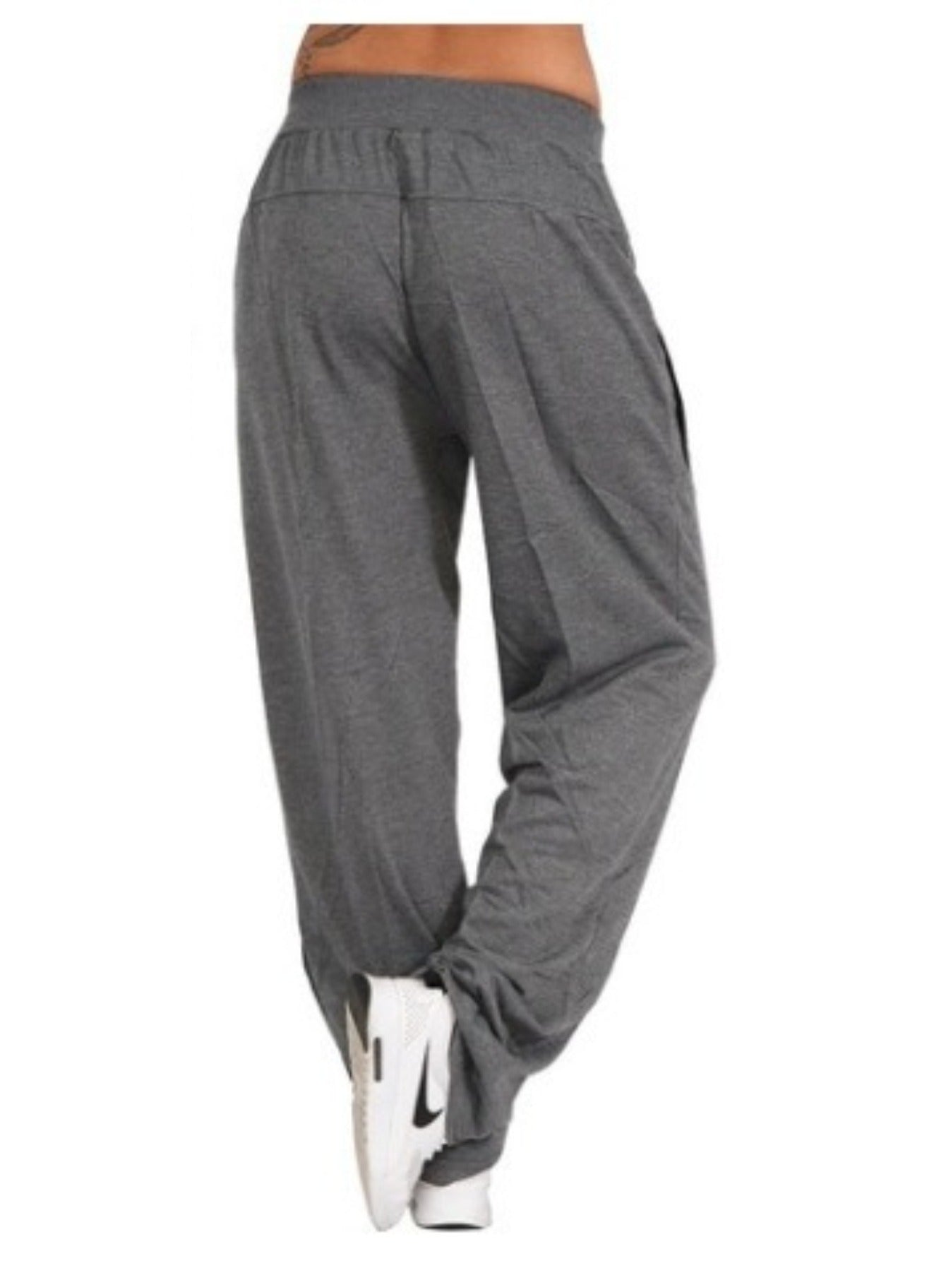 Women's Wide Leg Pants - Drawstring Waist Wide leg 77 detail view