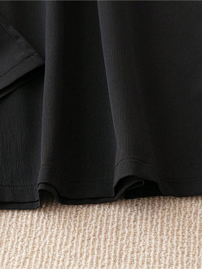 Women's Wide Leg Pants - Drawstring Waist Wide leg 82 detail view