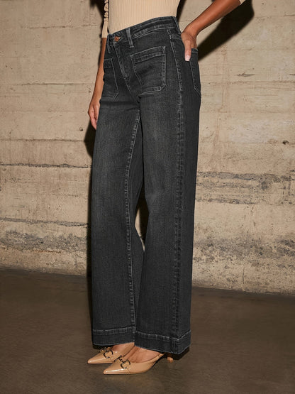 Women's Wide Leg Pants - High Waist – Sizes S–XXL detail view