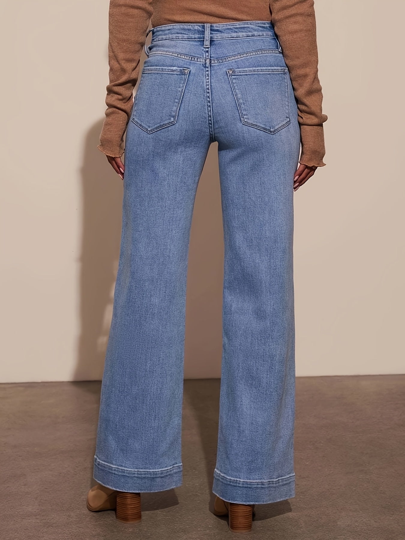 Women's Wide Leg Pants - High Waist – Sizes S–XXL detail view