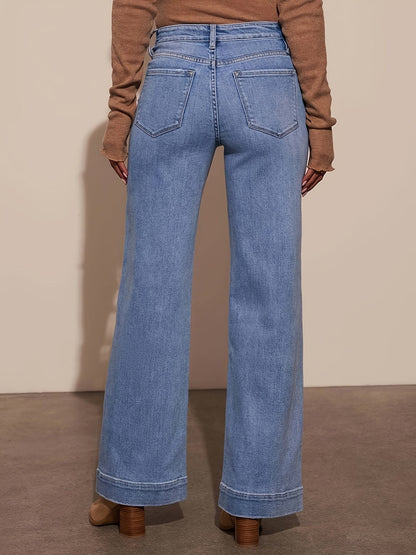 Women's Wide Leg Pants - High Waist – Sizes S–XXL detail view