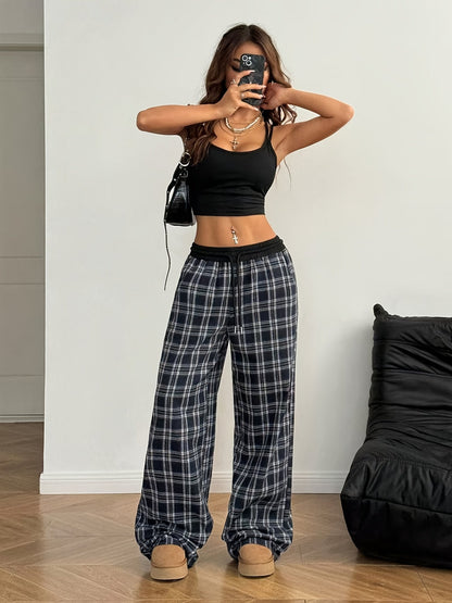 Women's Wide Leg Pants - High Waist Wide leg 65 detail view