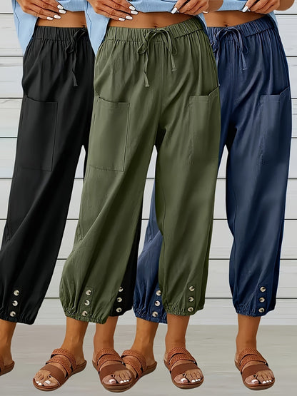 Women's Wide Leg Pants - High Waist Wide leg 66 – view 6