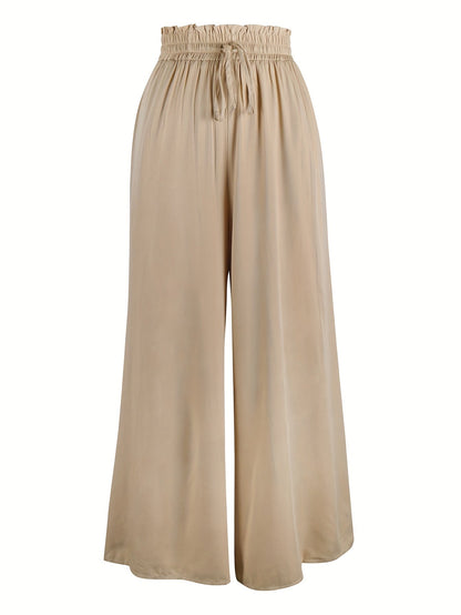 Women's Wide Leg Pants - High Waist Wide leg 89 detail view