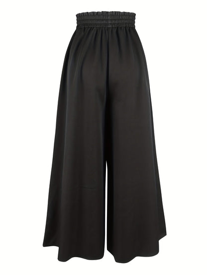 Women's Wide Leg Pants - High Waist Wide leg 89 detail view