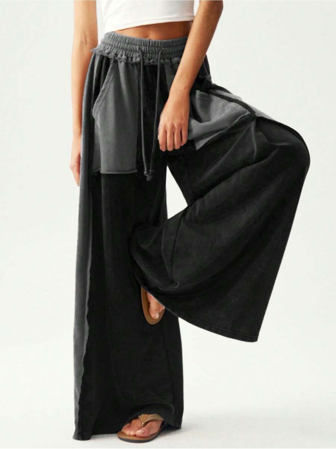 Women's Wide Leg Pants - Stretch Wide leg 69 detail view