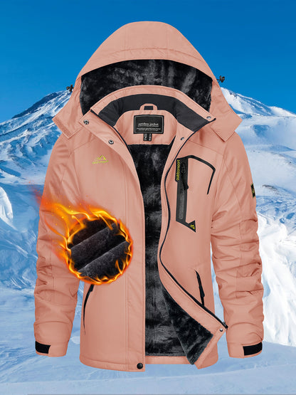 Women's Windproof Denim Pullover Jacket detail view