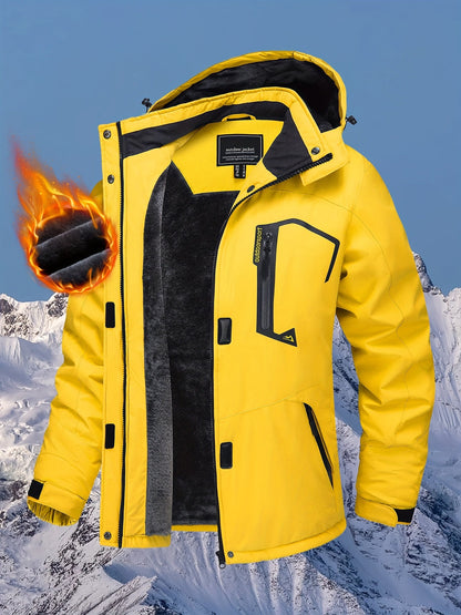 Women's Windproof Fleece Zip-Up Coat detail view