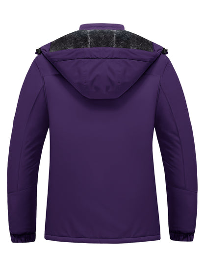 Women's Windproof Fleece Zip-Up Jacket detail view