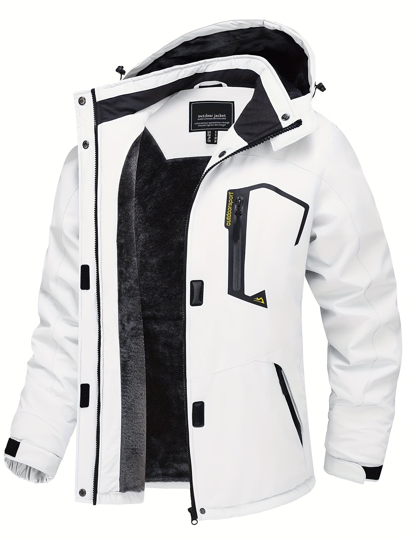 Women's Windproof Fleece Zip-Up Jacket detail view