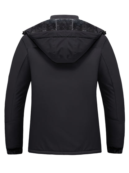 Women's Windproof Fleece Zip-Up Jacket detail view