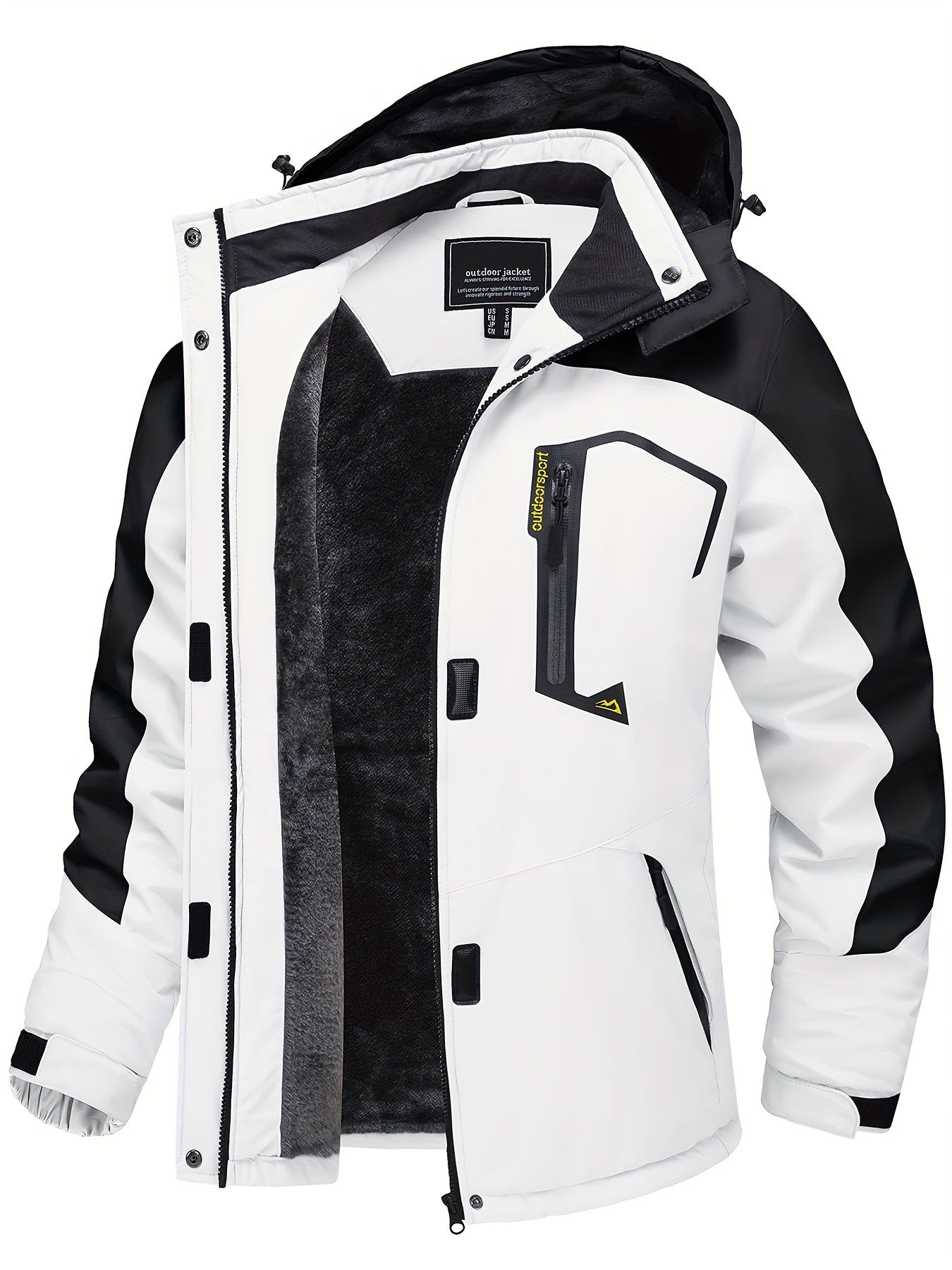 Women's Windproof Fleece Zip-Up Jacket – Purple option – main product image