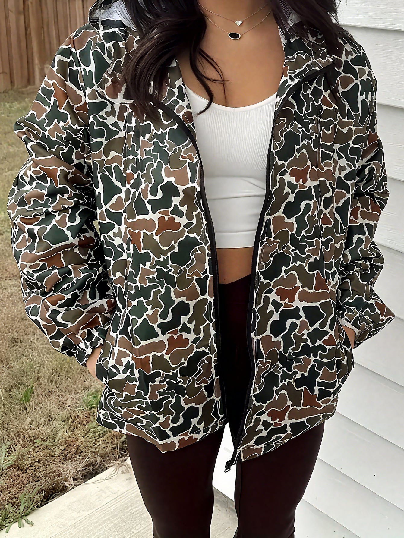 Women's Windproof Graphic Pullover Hoodie – main product image