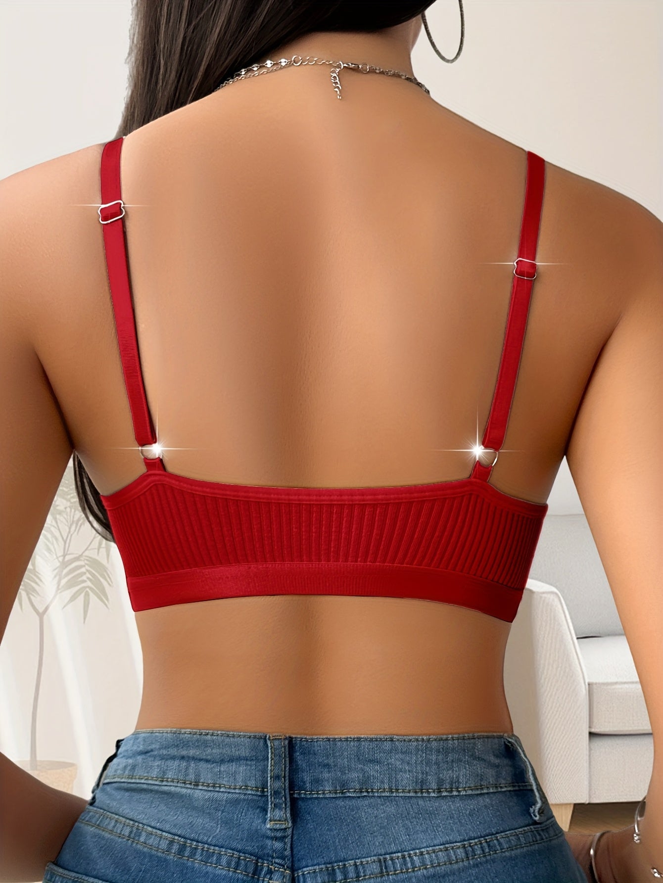 Women's Wireless Bra - 3-Pack Lace, Wireless – view 2