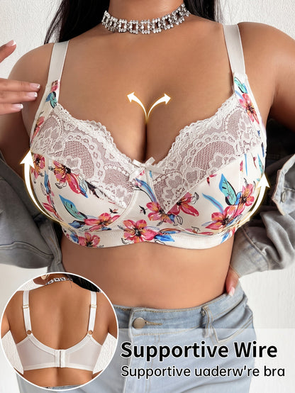 Women’s Wireless Bra - Lace Detail Comfort – view 2