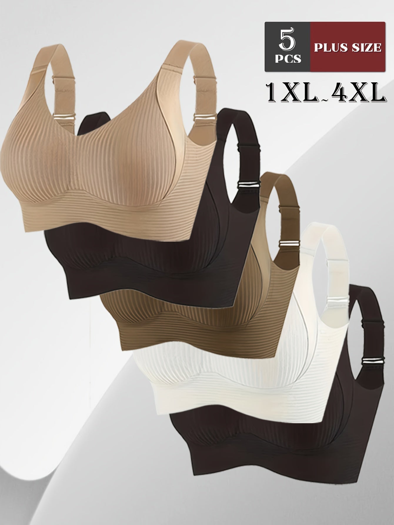 Women's Wireless Bra - Removable Pads, Everyday Support – view 2