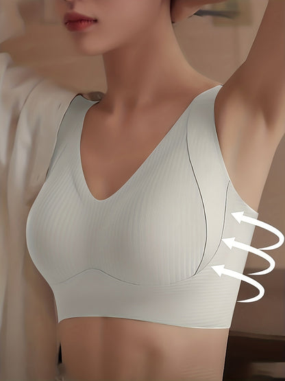 Women's Wireless Bra - Short Sleeve – Sizes 1XL–4XL detail view
