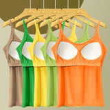 Yellow + Light Green + Orange + Dark Green + Brown