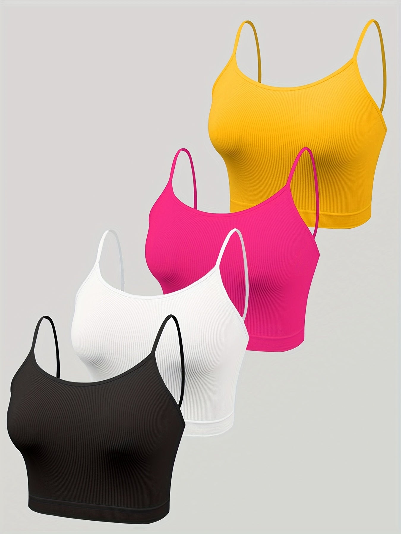 Women's Wireless Bra - Sleeveless – 8pcs Multi-color – view 12