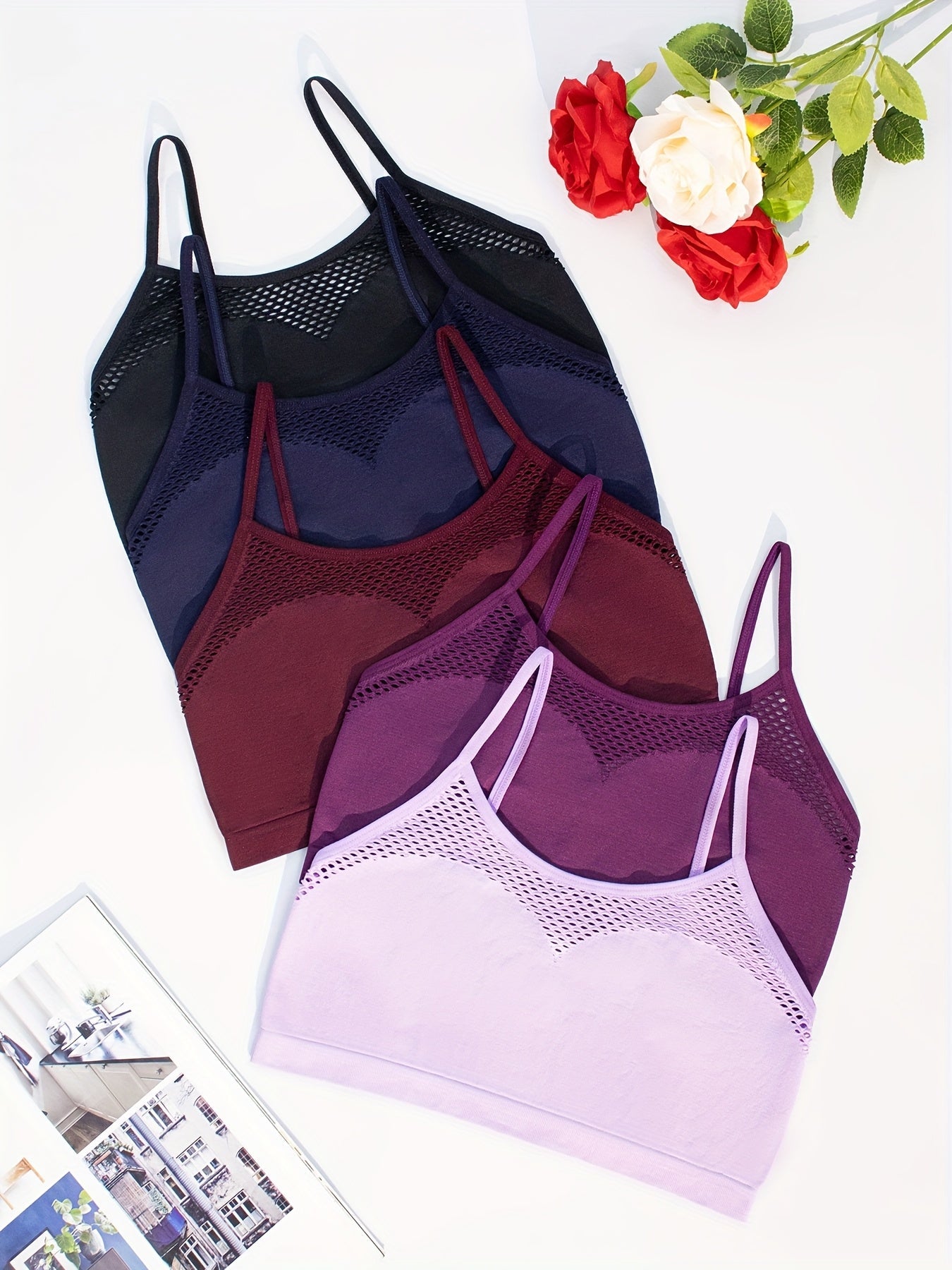 Women's Wireless Bra - Sleeveless – Polychrome – view 13