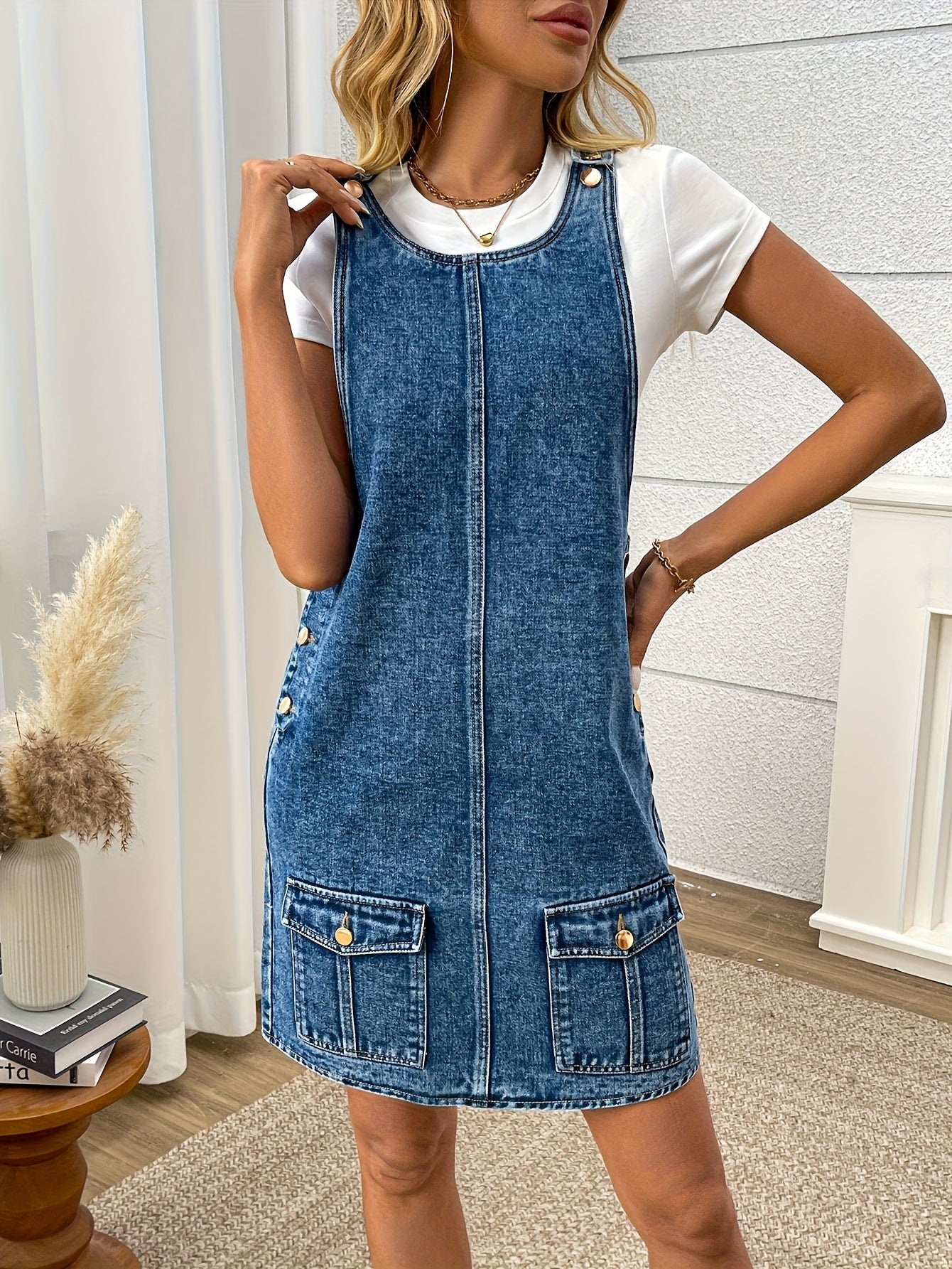 Women's Women's Dress - Denim detail view