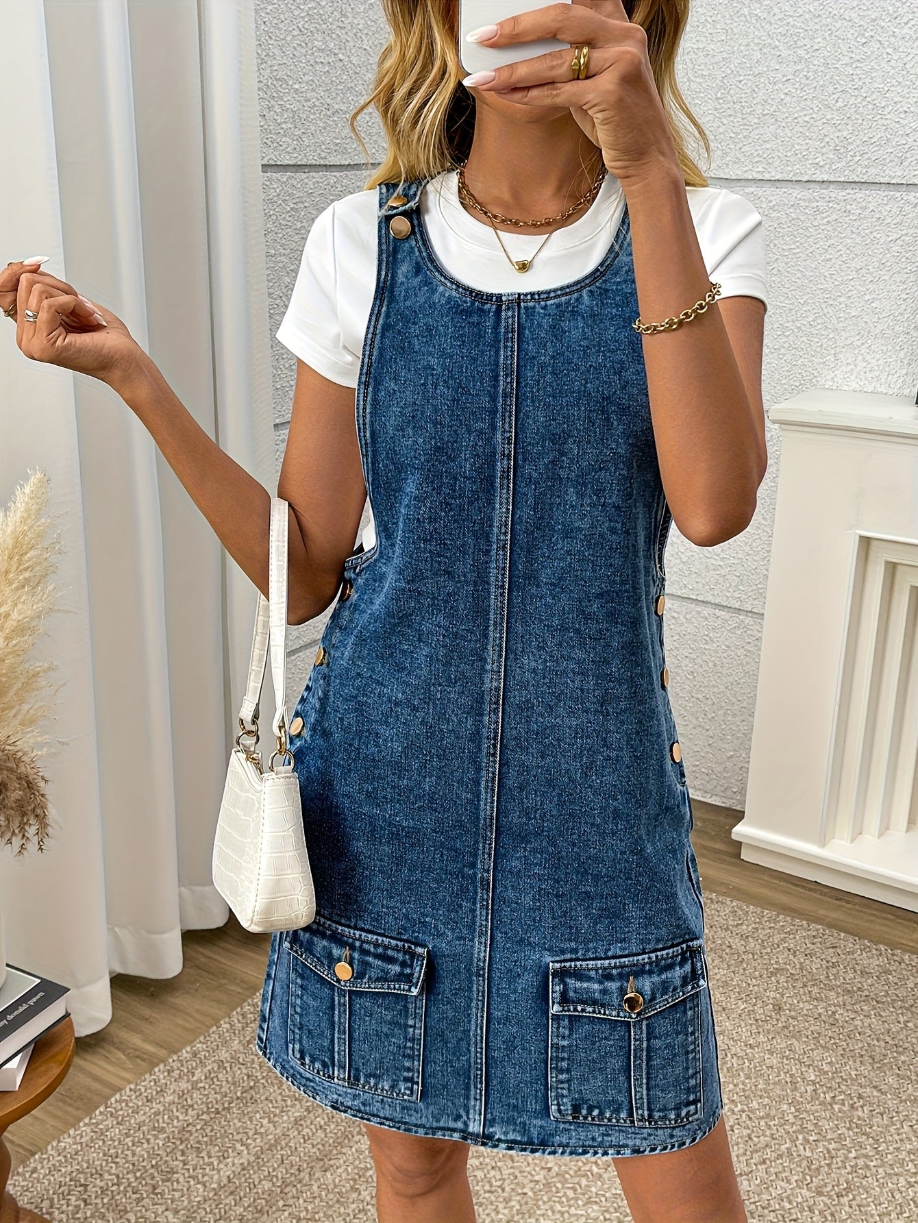 Women's Women's Dress - Denim detail view