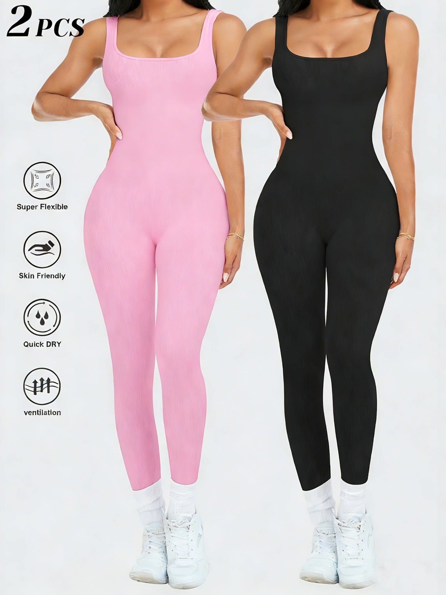 Women's Workout Jumpsuit - Full Length – main product image
