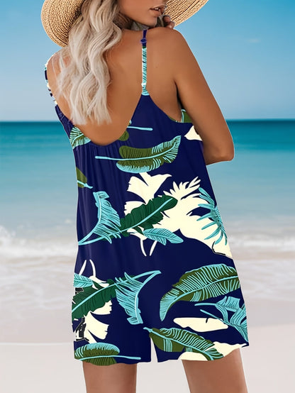 Women's Workout Jumpsuit - Halter Neck Full Length detail view