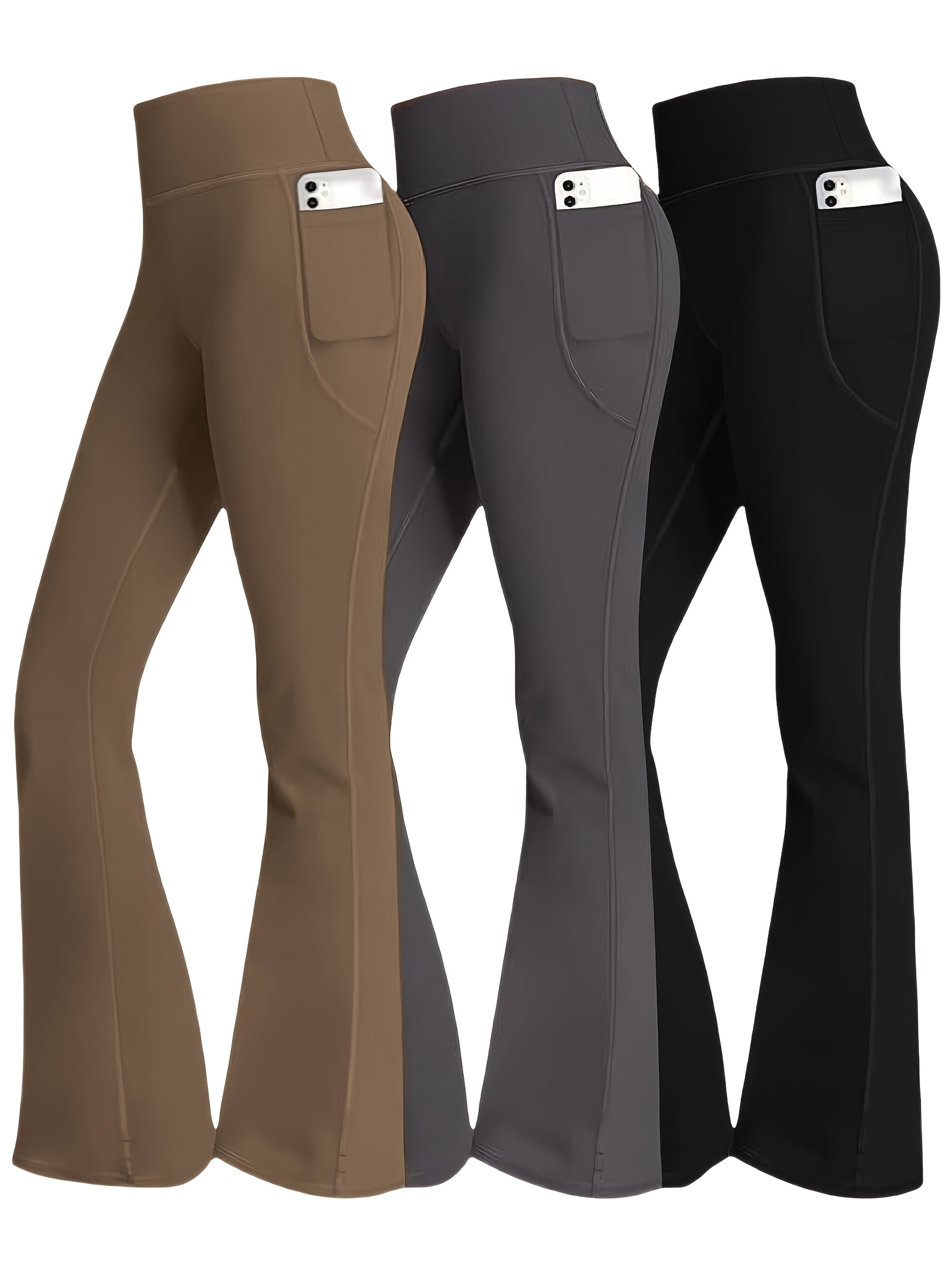 Women's Workout Leggings - 3-Pack High-Waist – main product image