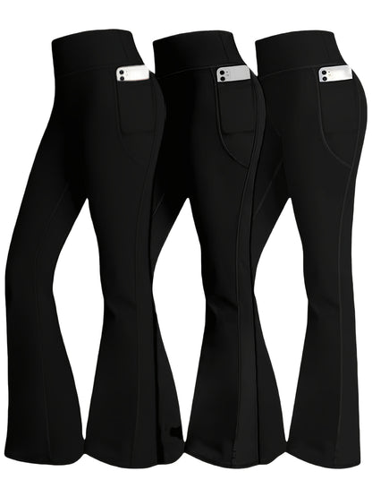 Women's Workout Leggings - 3-Pack High-Waist detail view