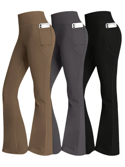 Women's Workout Leggings - 3-Pack High-Waist detail view