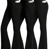 3Pcs Black