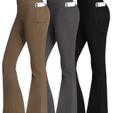 3Pcs Brown+Gray+Black