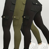 Black+Black+Army Green