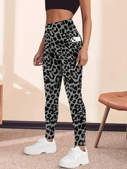 Women's Workout Leggings - Black Pockets – Black option – main product image