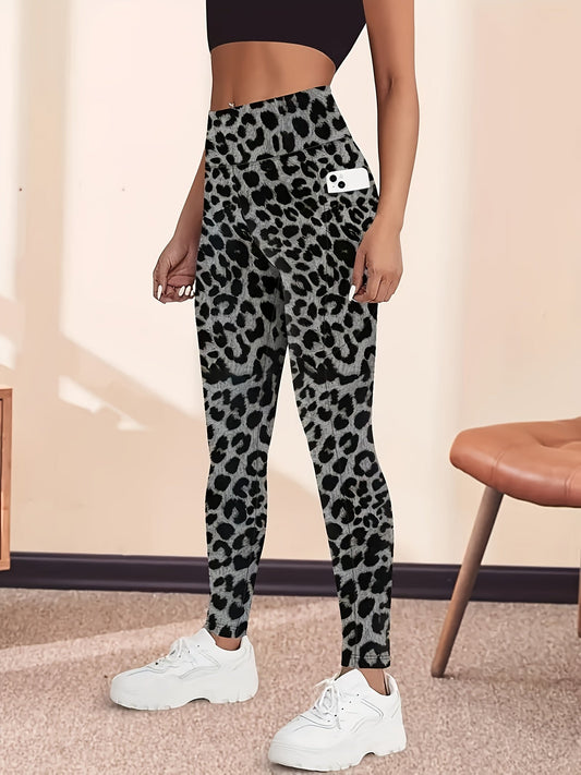 Women's Workout Leggings - Black Pockets – Black option – main product image