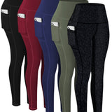 Black Leopard Print + Green + Royal Blue + Wine Red + Black