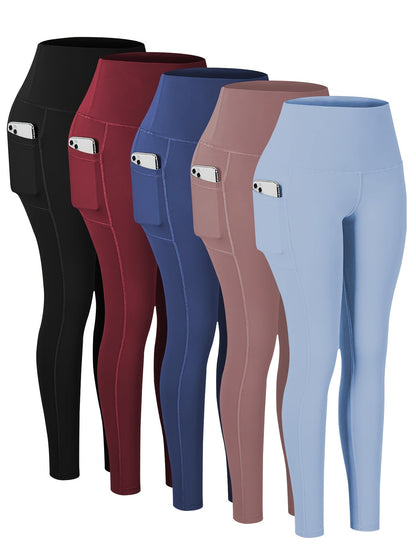 Women's Workout Leggings - Combination Of Four Pockets detail view