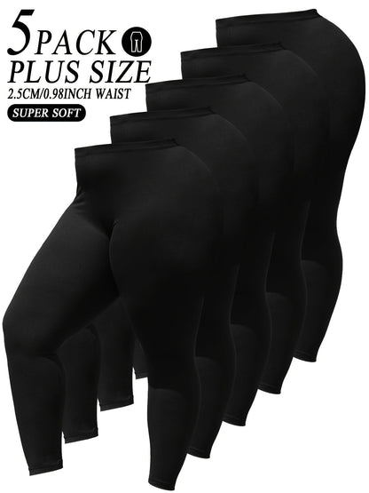 Women's Workout Leggings - Elastic Waist Slim Fit – main product image