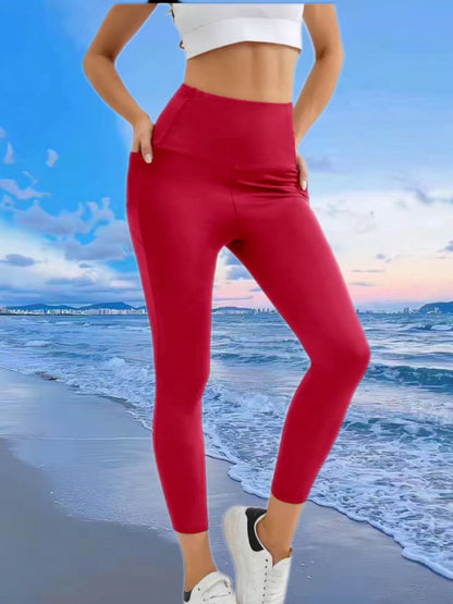 Women's Workout Leggings - Grey Pockets – Grey option – main product image