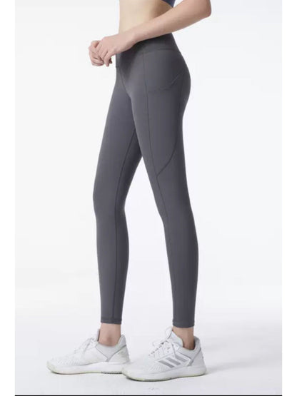 Women's Workout Leggings - Grey Pockets – Grey option – view 10