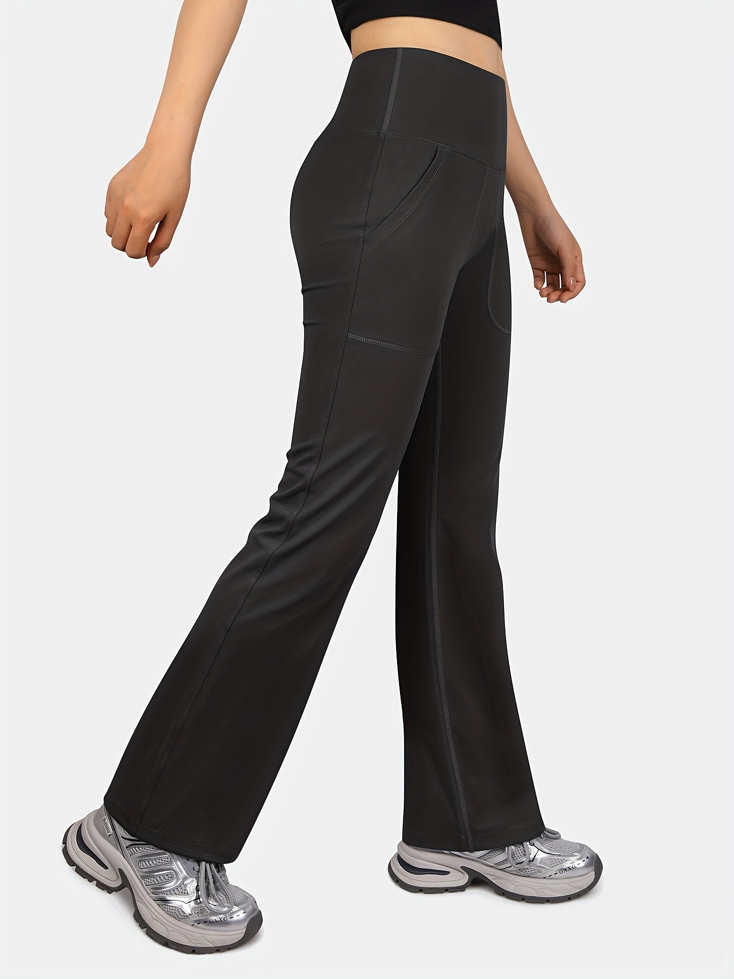 Women's Workout Leggings - High-Waist Deep Pockets – view 7