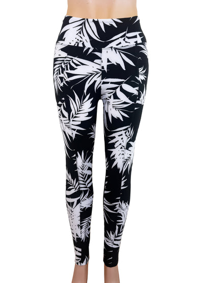 Women's Workout Leggings - High-Waist Printed – view 3