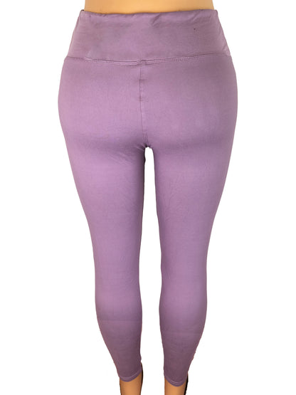 Women's Workout Leggings - High-Waist Printed detail view